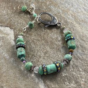 Turquoise jasper bracelet